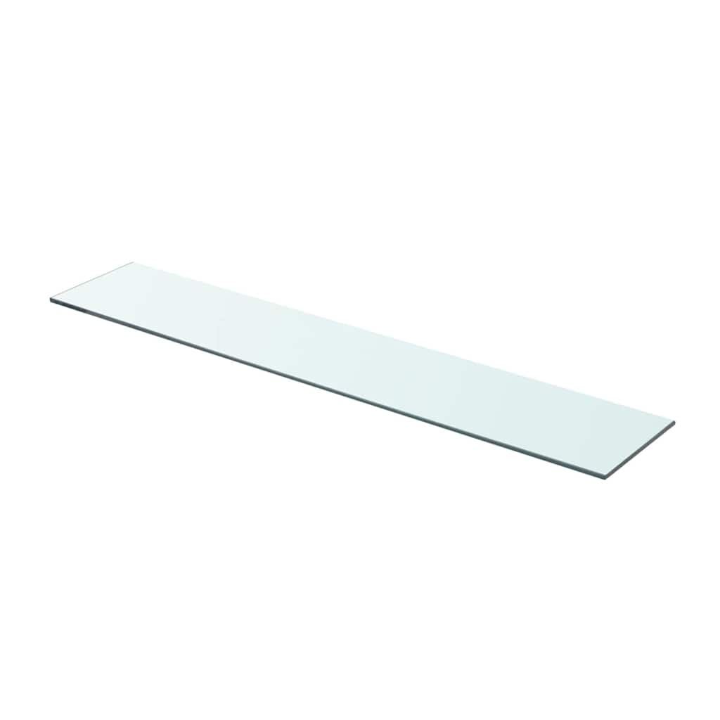 Mensole in Vetro Trasparente 2 pz 80x15 cm vidaXL