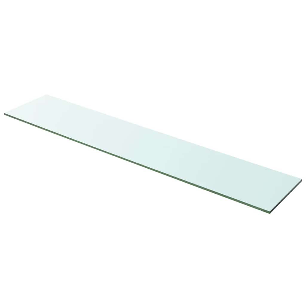 Mensole in Vetro Trasparente 2 pz 100x20 cm vidaXL