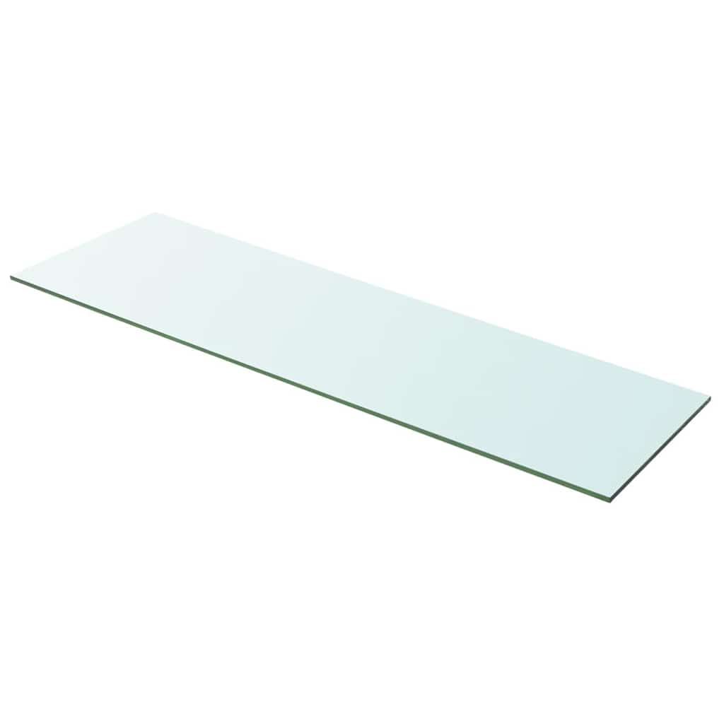 Mensole in Vetro Trasparente 2 pz 100x30 cm vidaXL