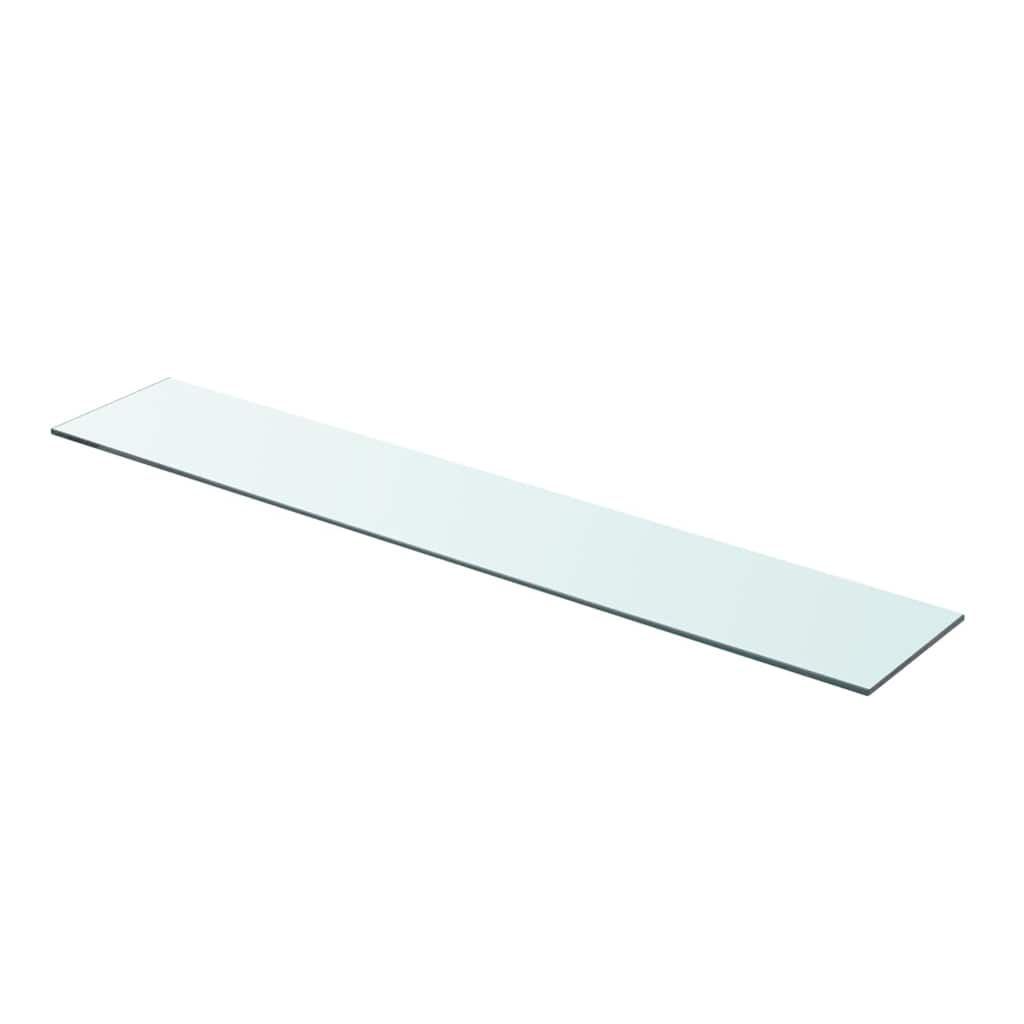 Mensole in Vetro Trasparente 2 pz 90x15 cm vidaXL