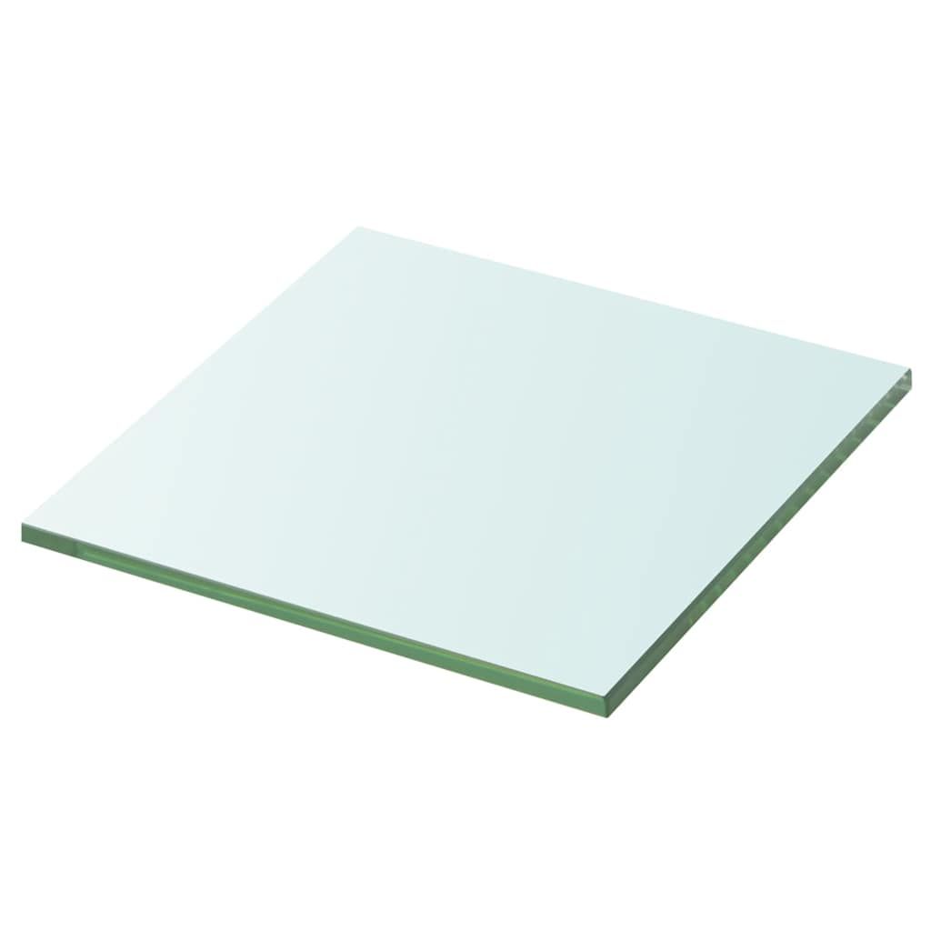 Mensole in Vetro Trasparente 2 pz 30x25 cm vidaXL