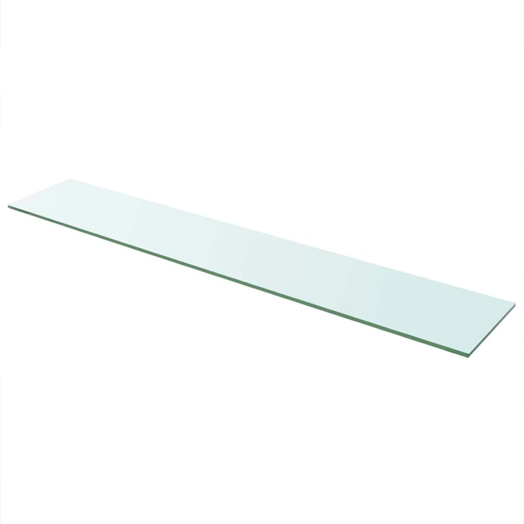 Mensole in Vetro Trasparente 2 pz 110x20 cm vidaXL