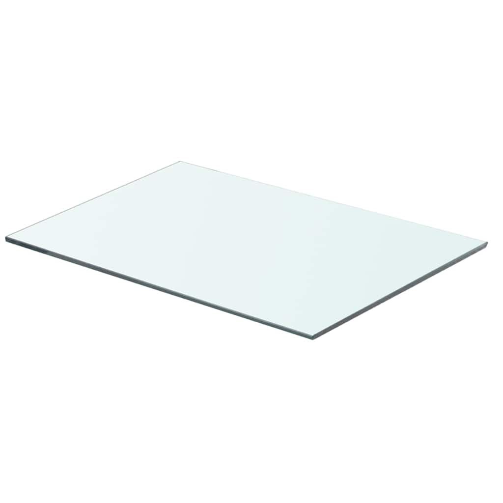 Mensole in Vetro Trasparente 2 pz 50x30 cm vidaXL