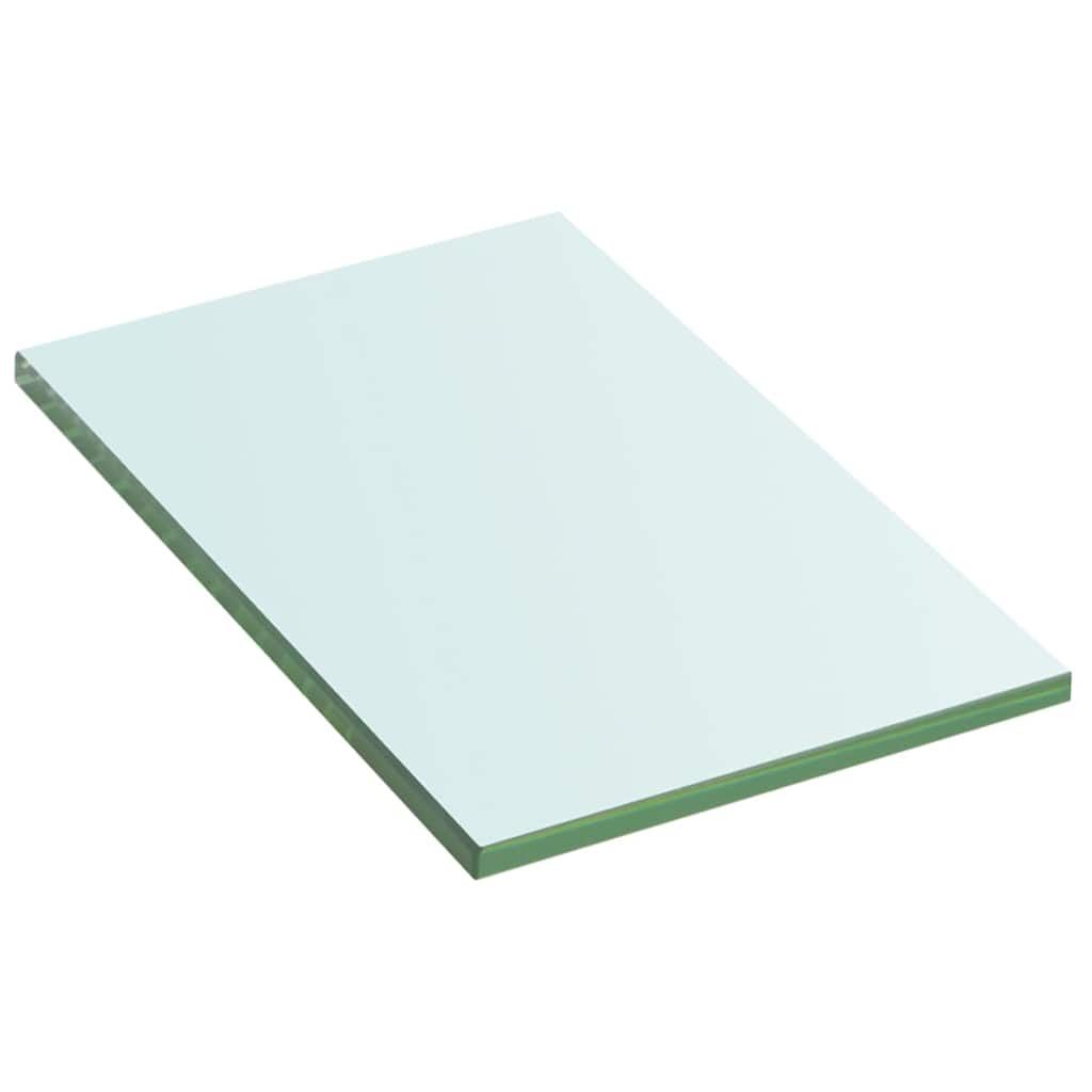 Mensole in Vetro Trasparente 2 pz 20x12 cm vidaXL