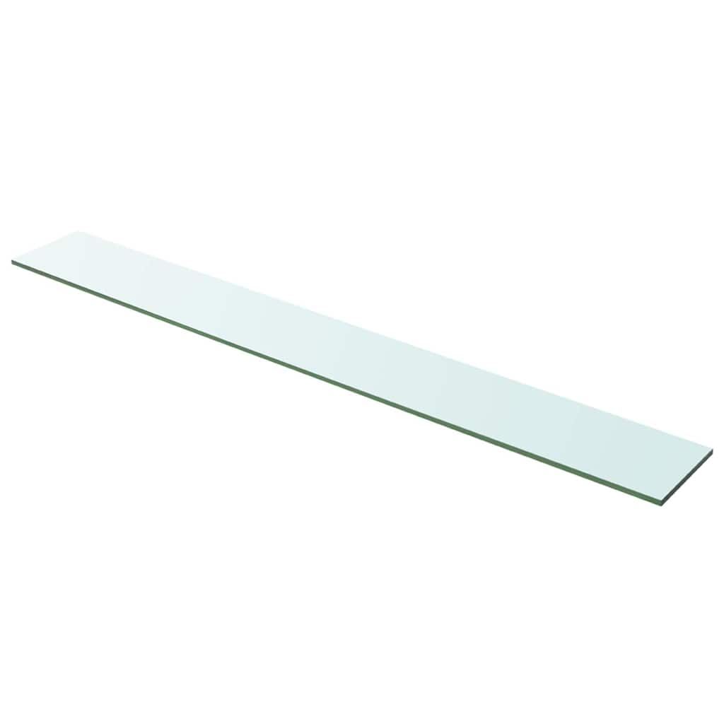 Mensole in Vetro Trasparente 2 pz 100x12 cm vidaXL