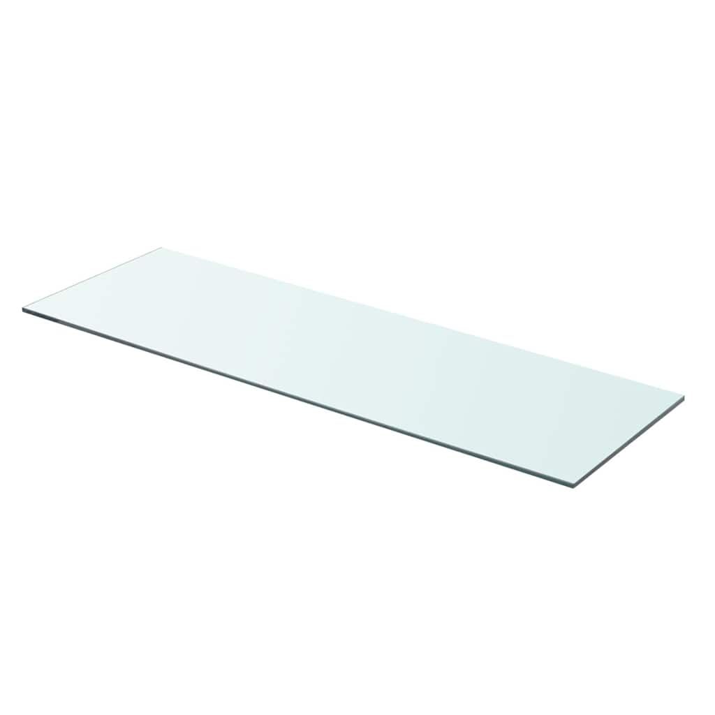 Mensole in Vetro Trasparente 2 pz 80x25 cm vidaXL