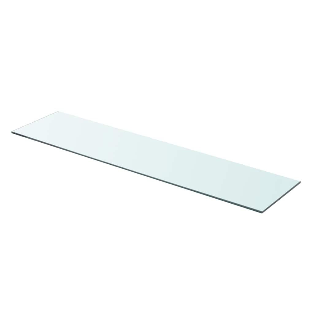 Mensole in Vetro Trasparente 2 pz 90x20 cm vidaXL