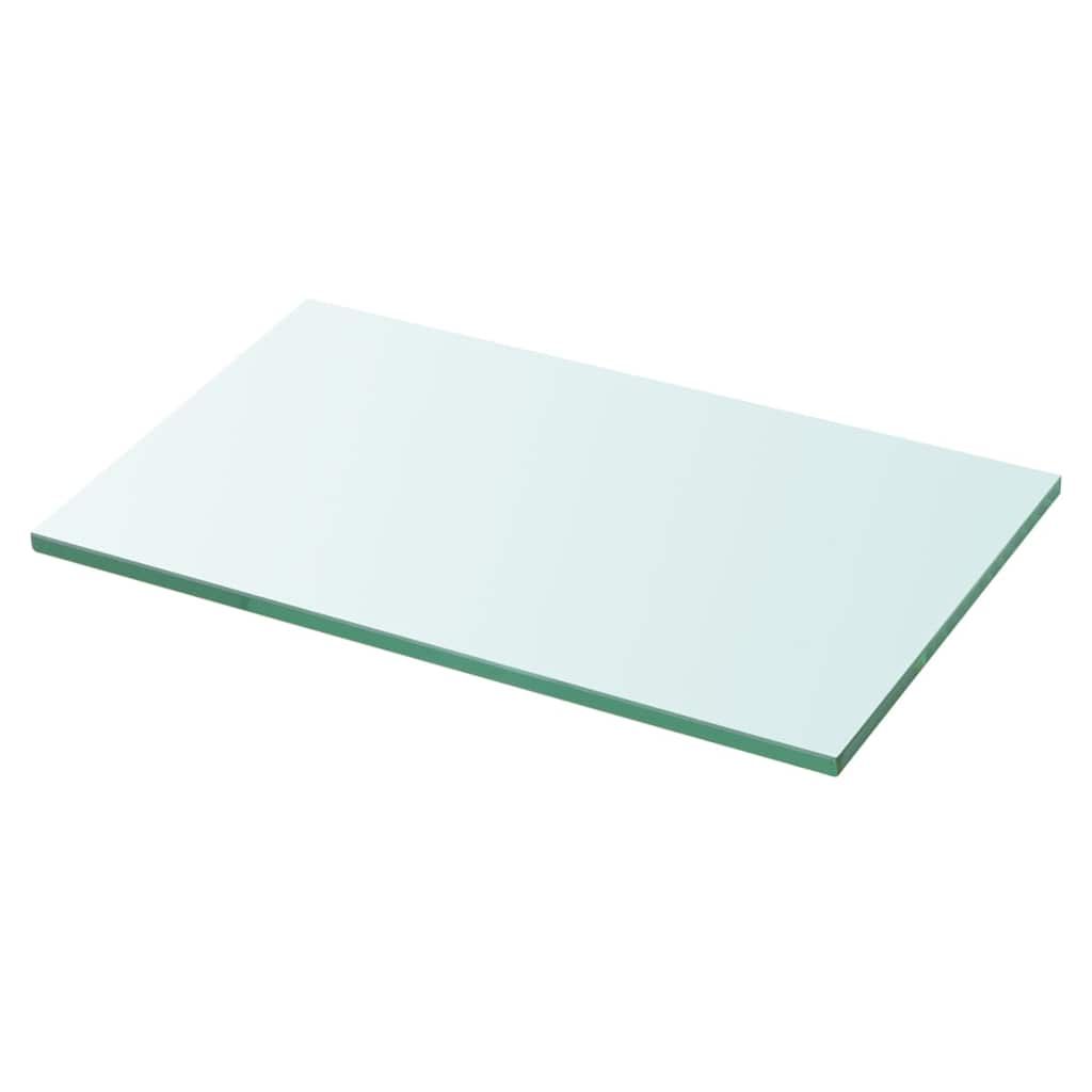 Mensole in Vetro Trasparente 2 pz 30x12cm vidaXL