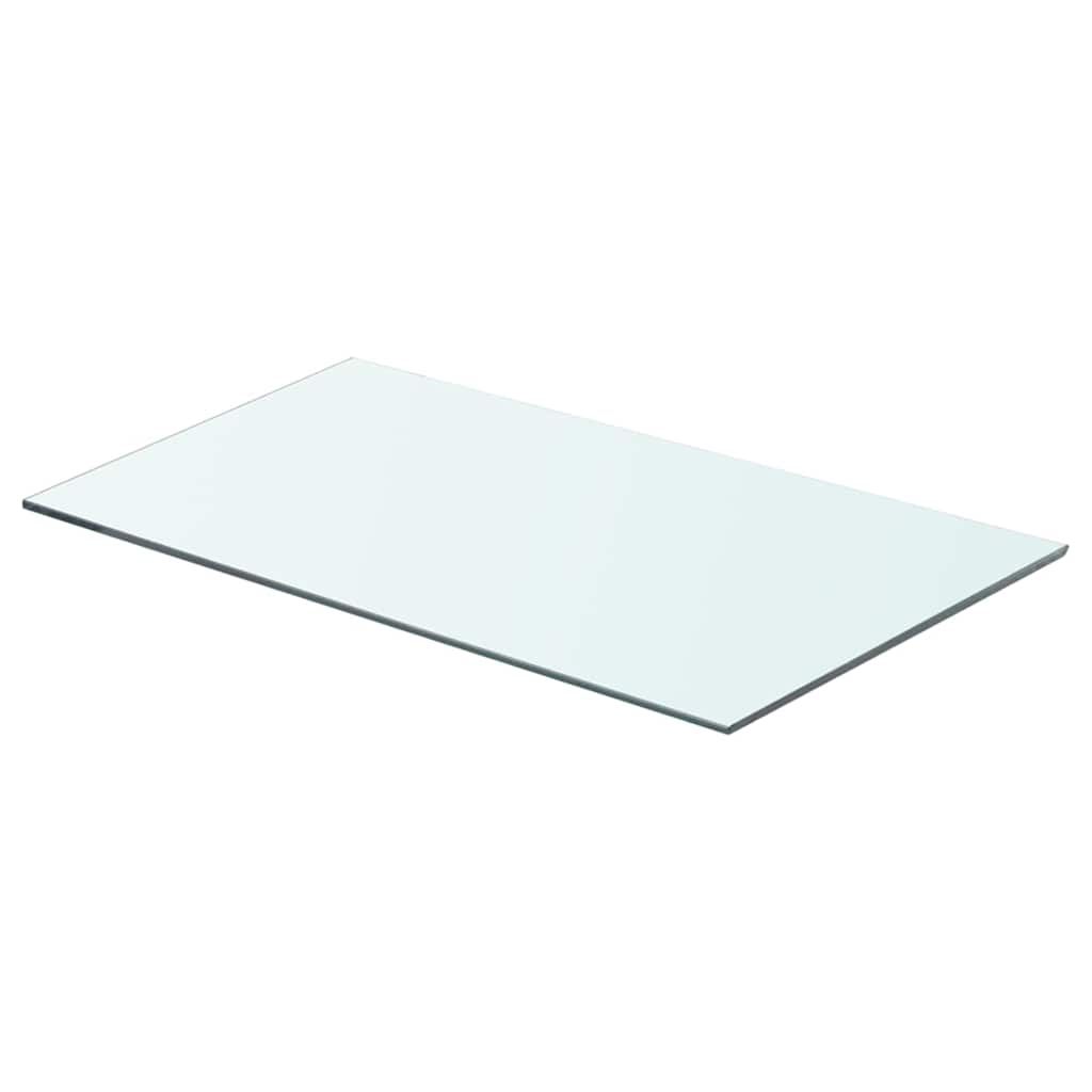 Mensole in Vetro Trasparente 2 pz 60x30 cm vidaXL