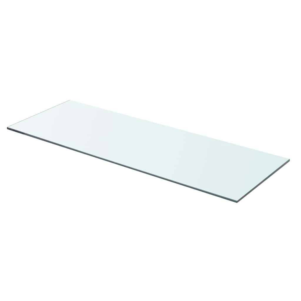 Mensole in Vetro Trasparente 2 pz 70x25 cm vidaXL