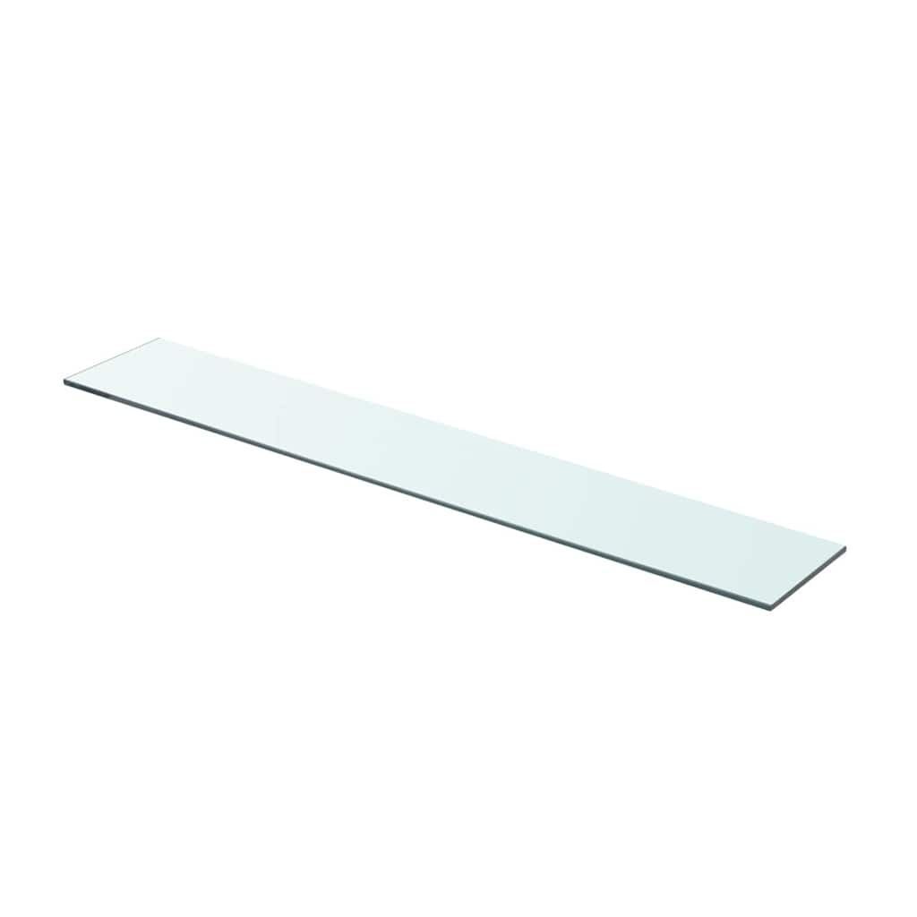 Mensole in Vetro Trasparente 2 pz 80x12 cm vidaXL