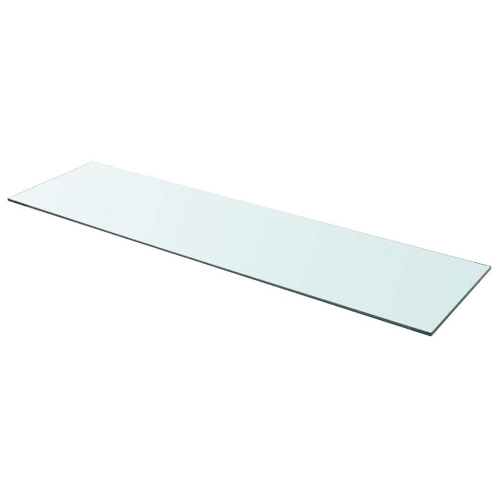 Mensole in Vetro Trasparente 2 pz 110x30 cm vidaXL