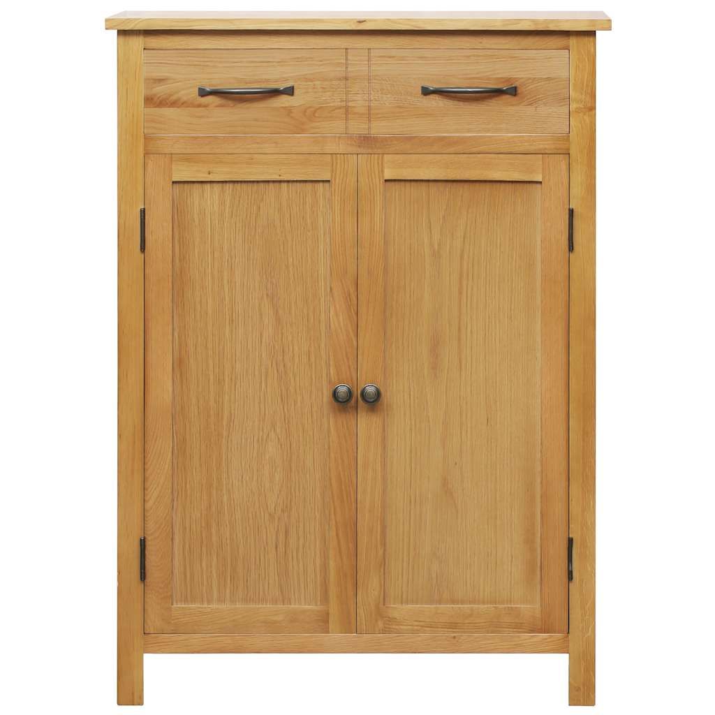 Scarpiera 76x37x105 cm in Legno Massello di Rovere vidaXL