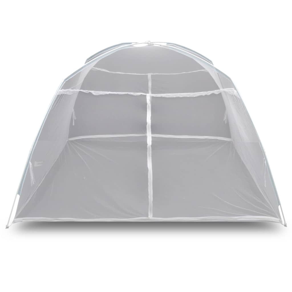 Tenda da Campeggio 200x150x145 cm in Fibra di Vetro Bianca vidaXL