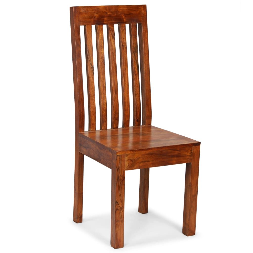 Sedie da Pranzo 4 pz in Legno Massello Moderne vidaXL