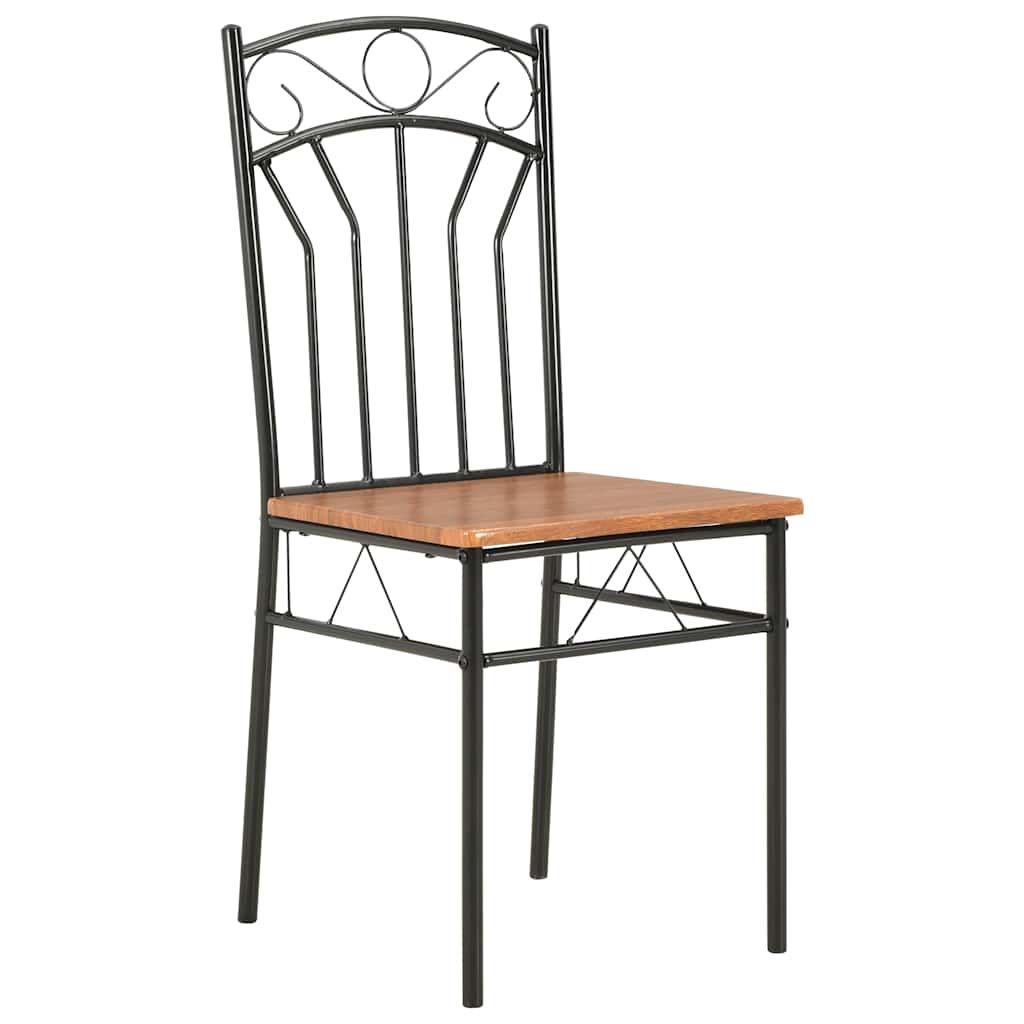 Sedie per Sala da Pranzo 6 pz Marroni in MDF vidaXL