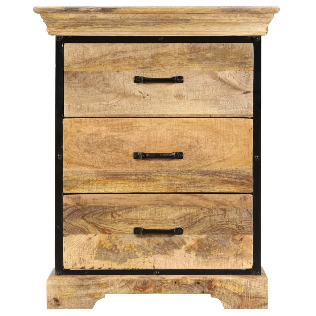 Cassettiera 60x30x75 cm in Legno Massello di Mango vidaXL