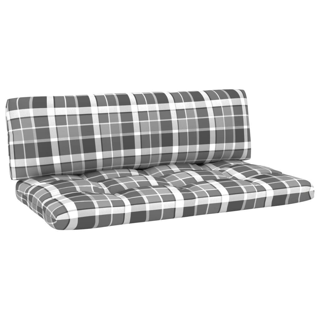 Divano Centrale da Giardino Pallet Legno Pino Impregnato Grigio vidaXL