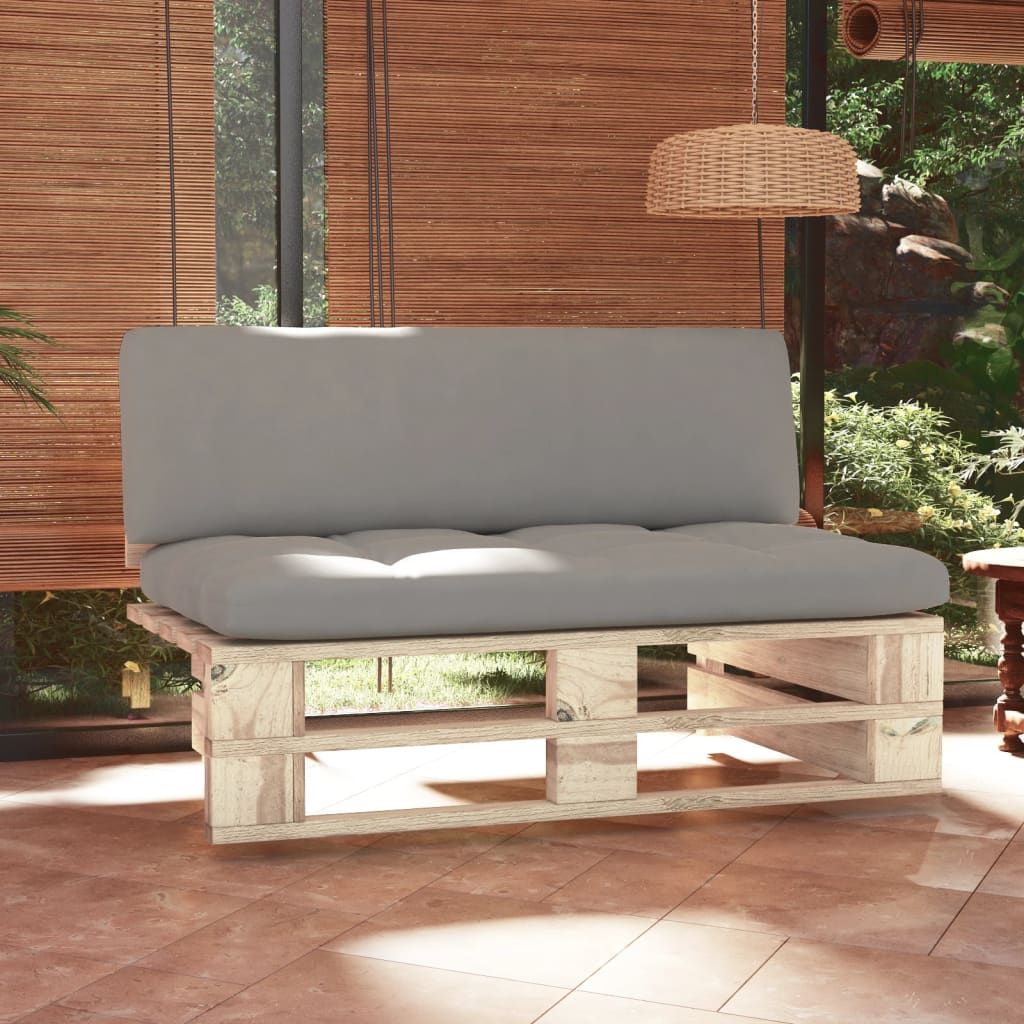 Divano Centrale Giardino su Pallet in Legno di Pino Impregnato vidaXL