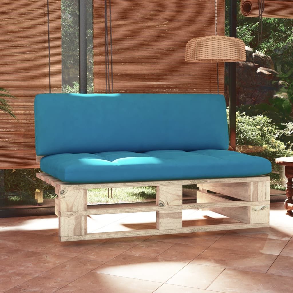 Divano Centrale Giardino su Pallet in Legno di Pino Impregnato vidaXL