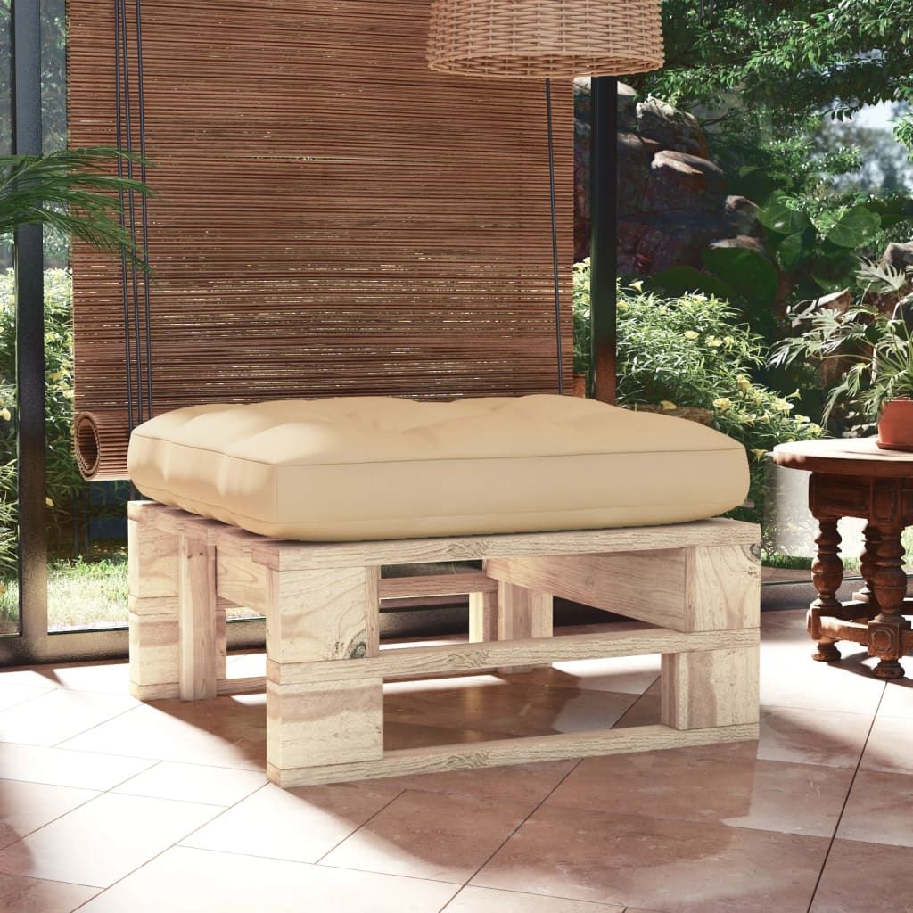 Ottomana da Giardino Pallet in Legno di Pino Impregnato vidaXL