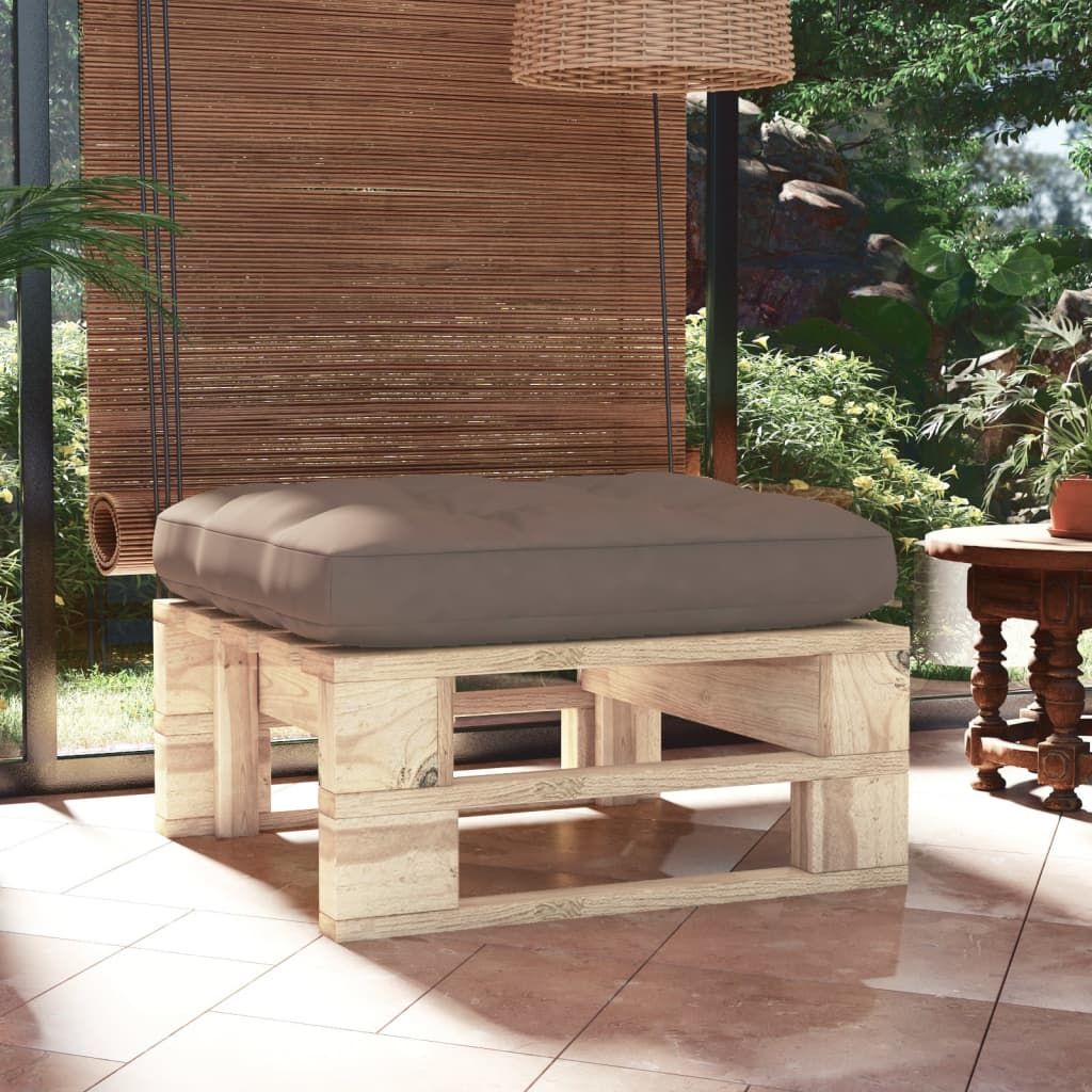 Ottomana da Giardino Pallet in Legno di Pino Impregnato vidaXL