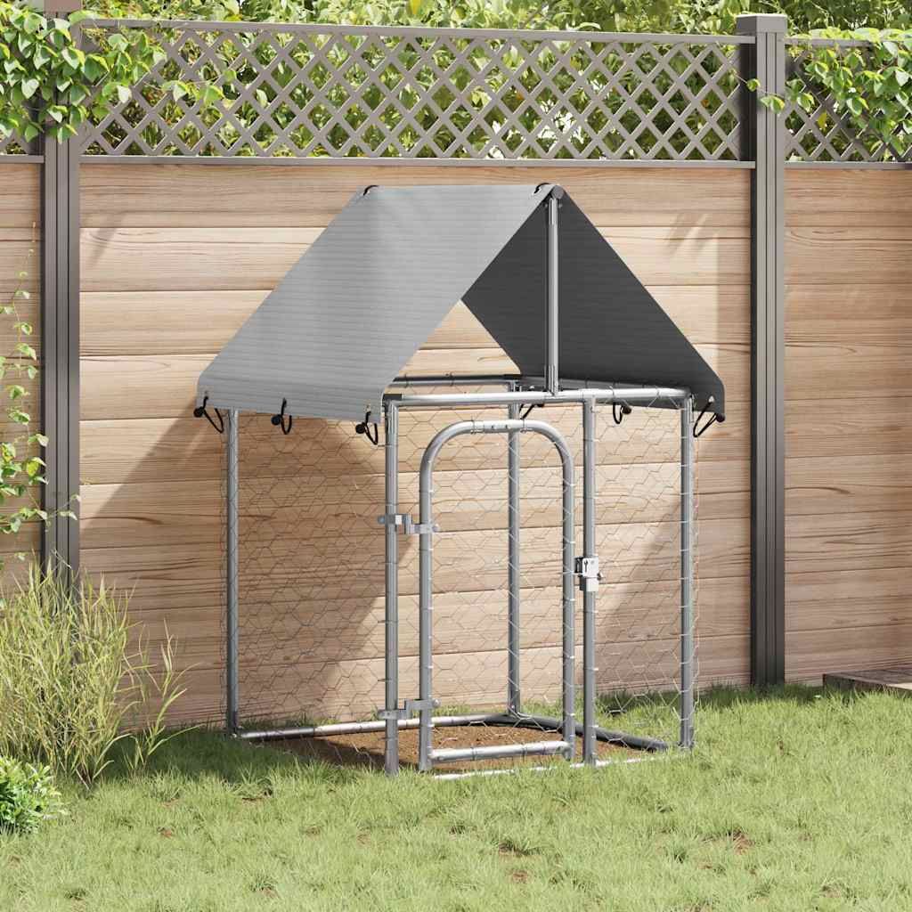 Gabbia per Cani da Esterno con Tetto 100x100x150 cm vidaXL