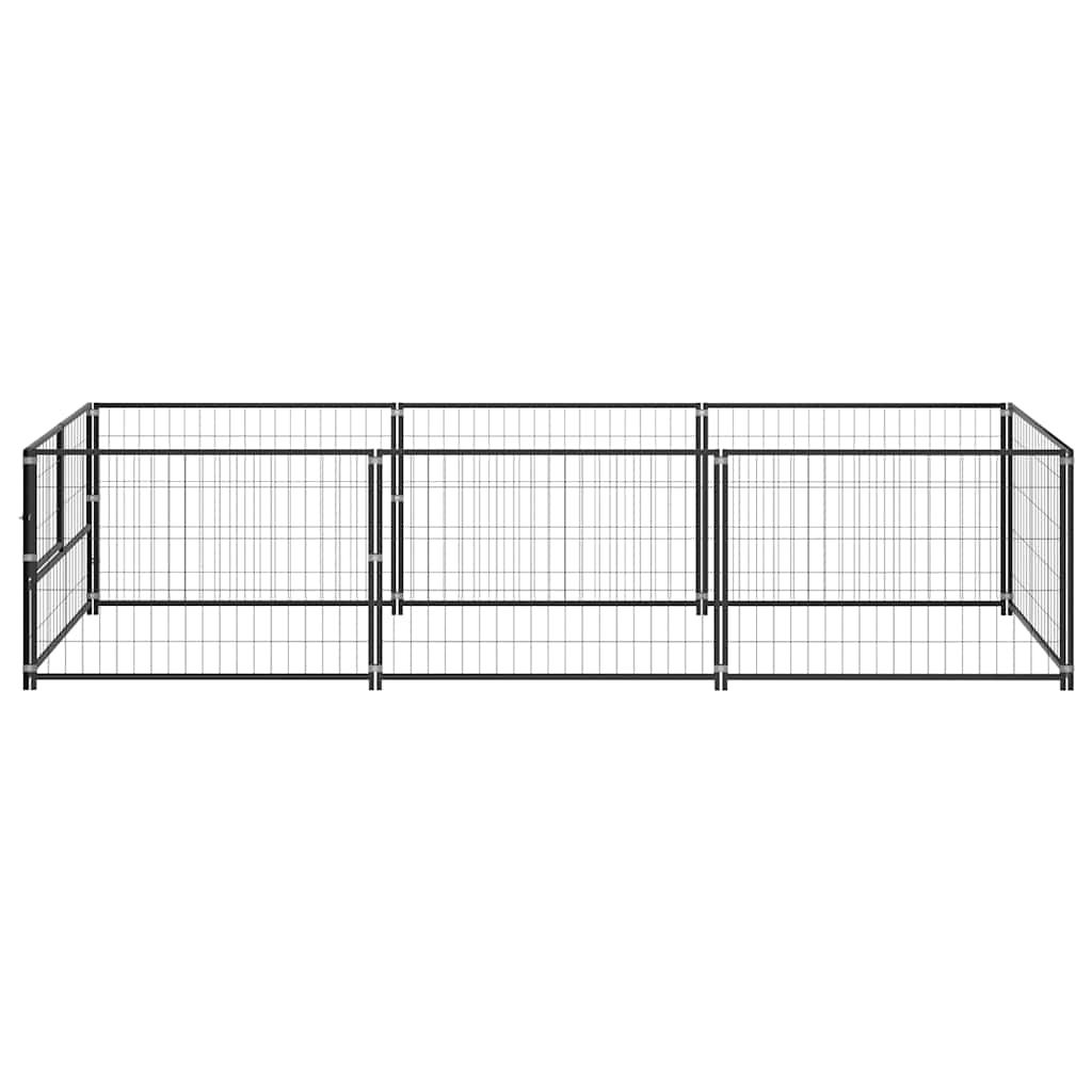 | Gabbia per animali senza porta | Nero 300 x 100 x 70 cm Acciaio vidaXL