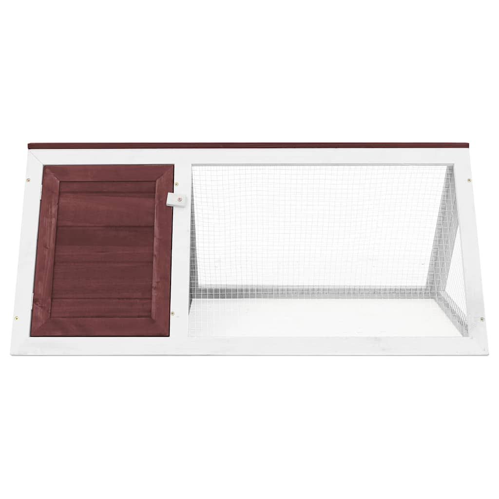 Conigliera in Legno Marrone vidaXL