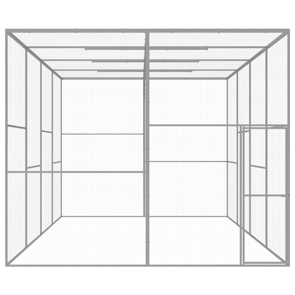 Gabbia per Gatti 6x3x2,5 m in Acciaio Zincato vidaXL