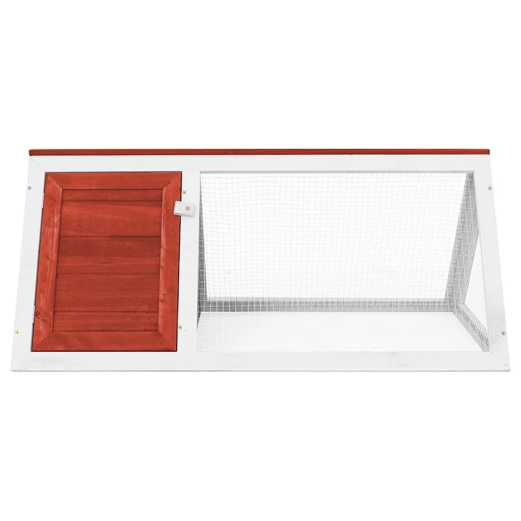 Conigliera in Legno Rossa vidaXL