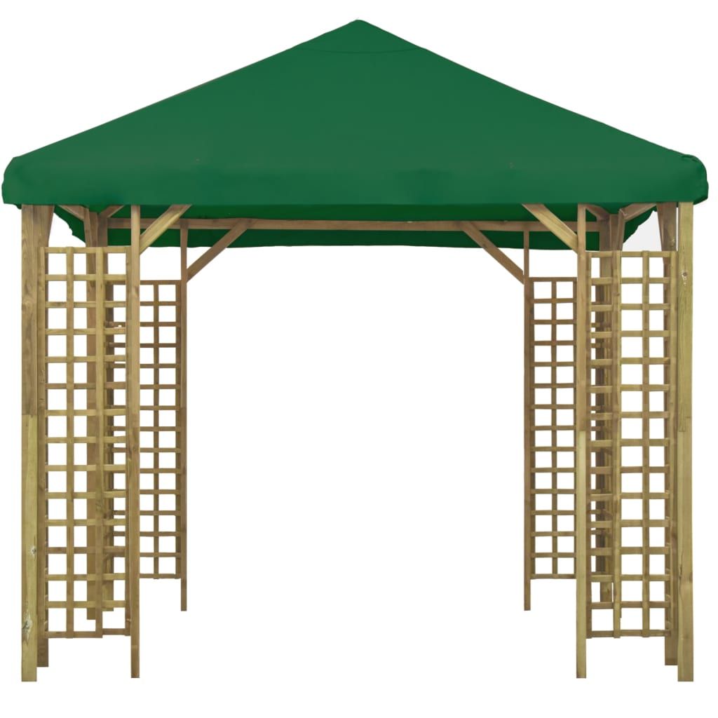 Gazebo 3x3 m Verde vidaXL