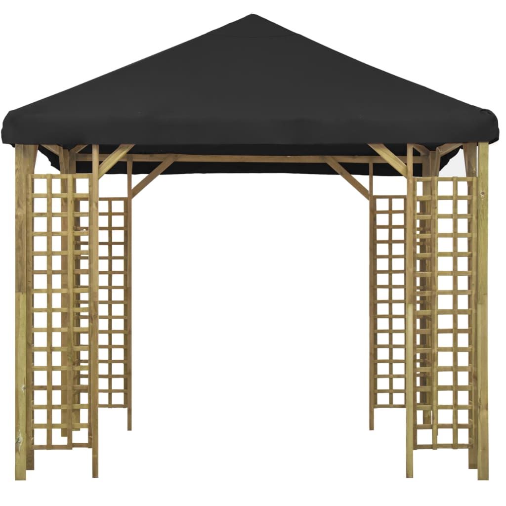 Gazebo 3x3 m Antracite vidaXL