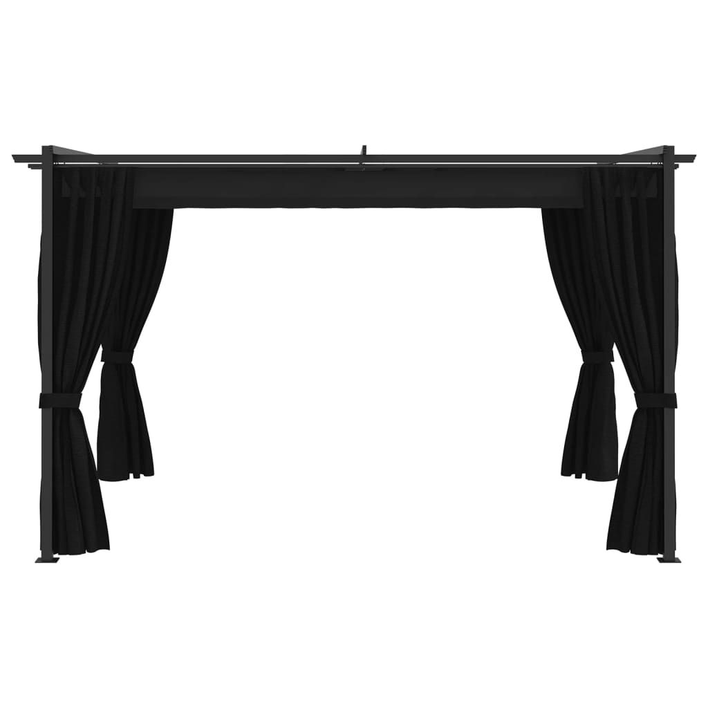 Gazebo 4x3 m Antracite vidaXL