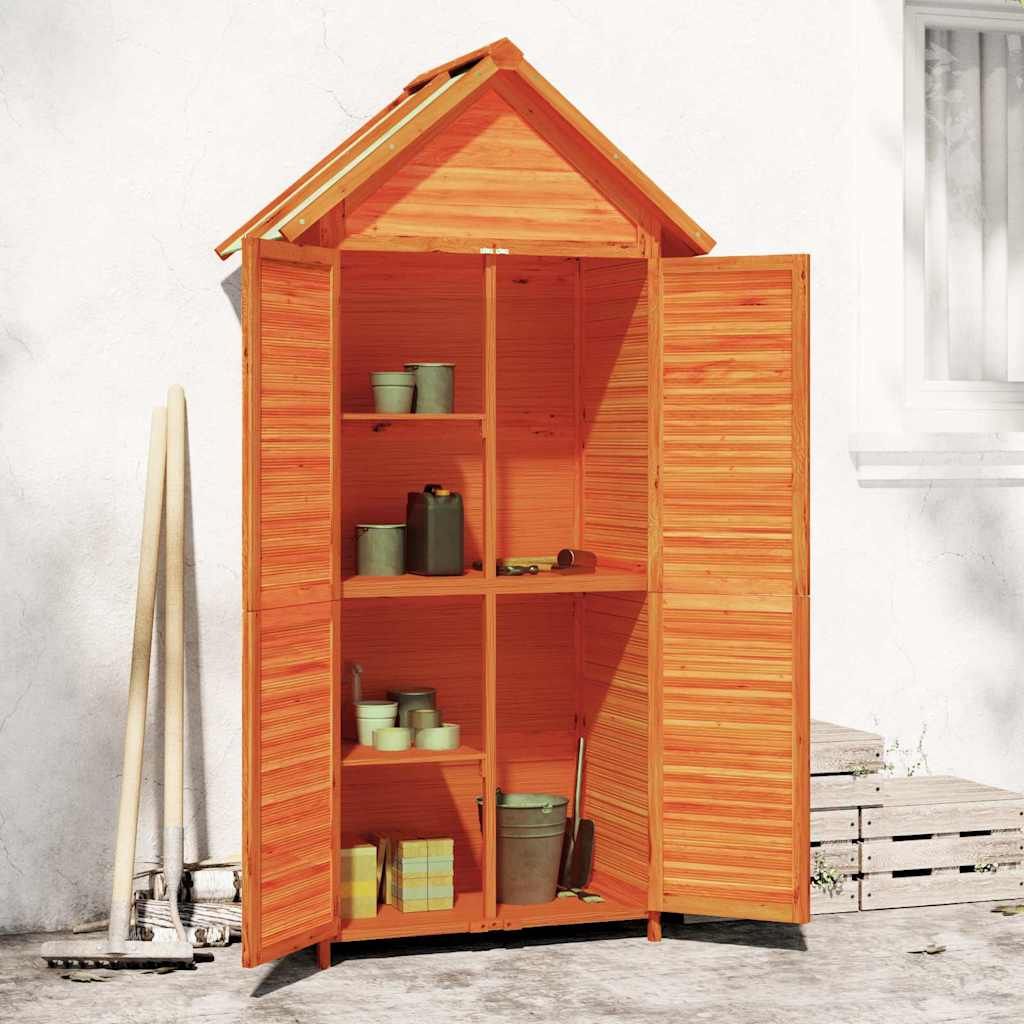 Rimessa da Giardino Marrone 89x52,5x175 cm Legno Massello Pino vidaXL