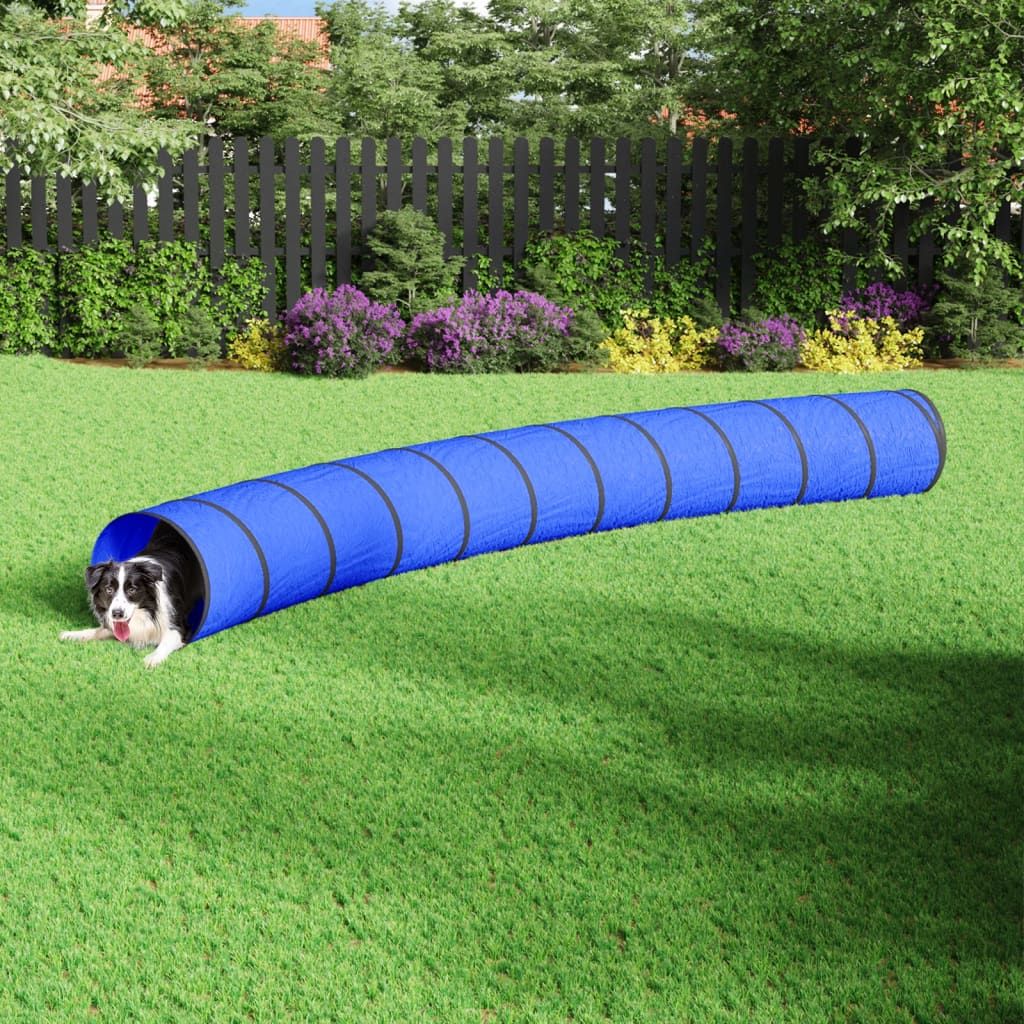 Tunnel per Cani Blu Ø 55x500 cm in Poliestere vidaXL
