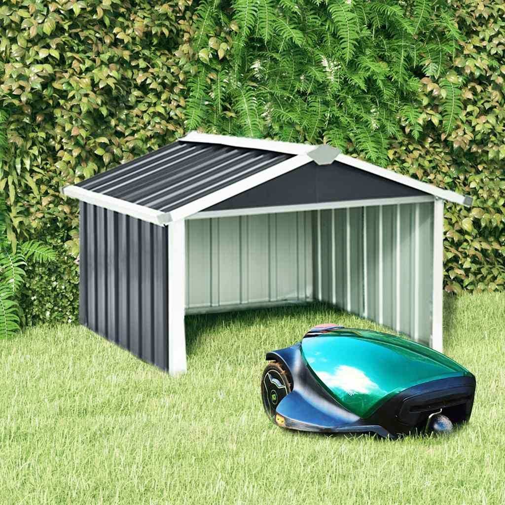 Capanno per Robot Tosaerba 92x97x63cm Acciaio Zincato Antracite vidaXL
