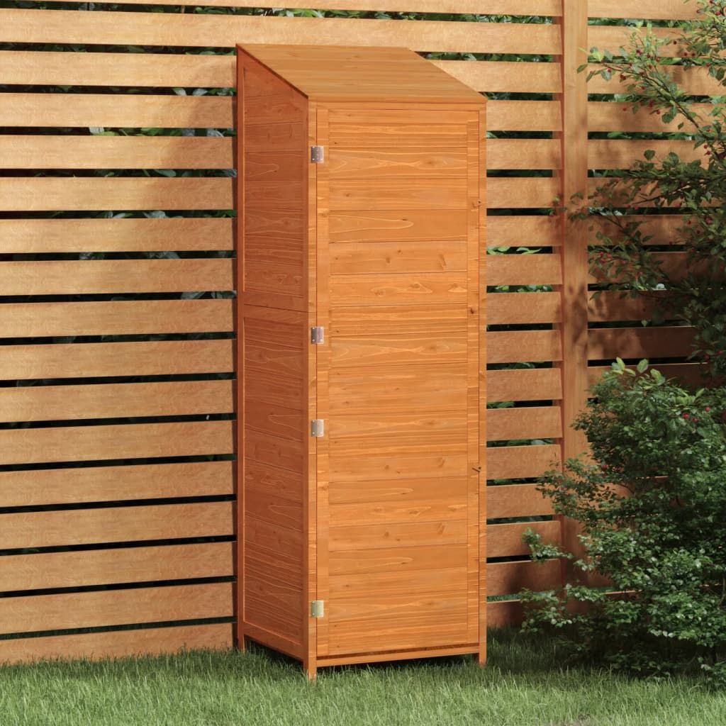 Capanno da Giardino Marrone 55x52x174,5 cm Legno Massello Abete vidaXL