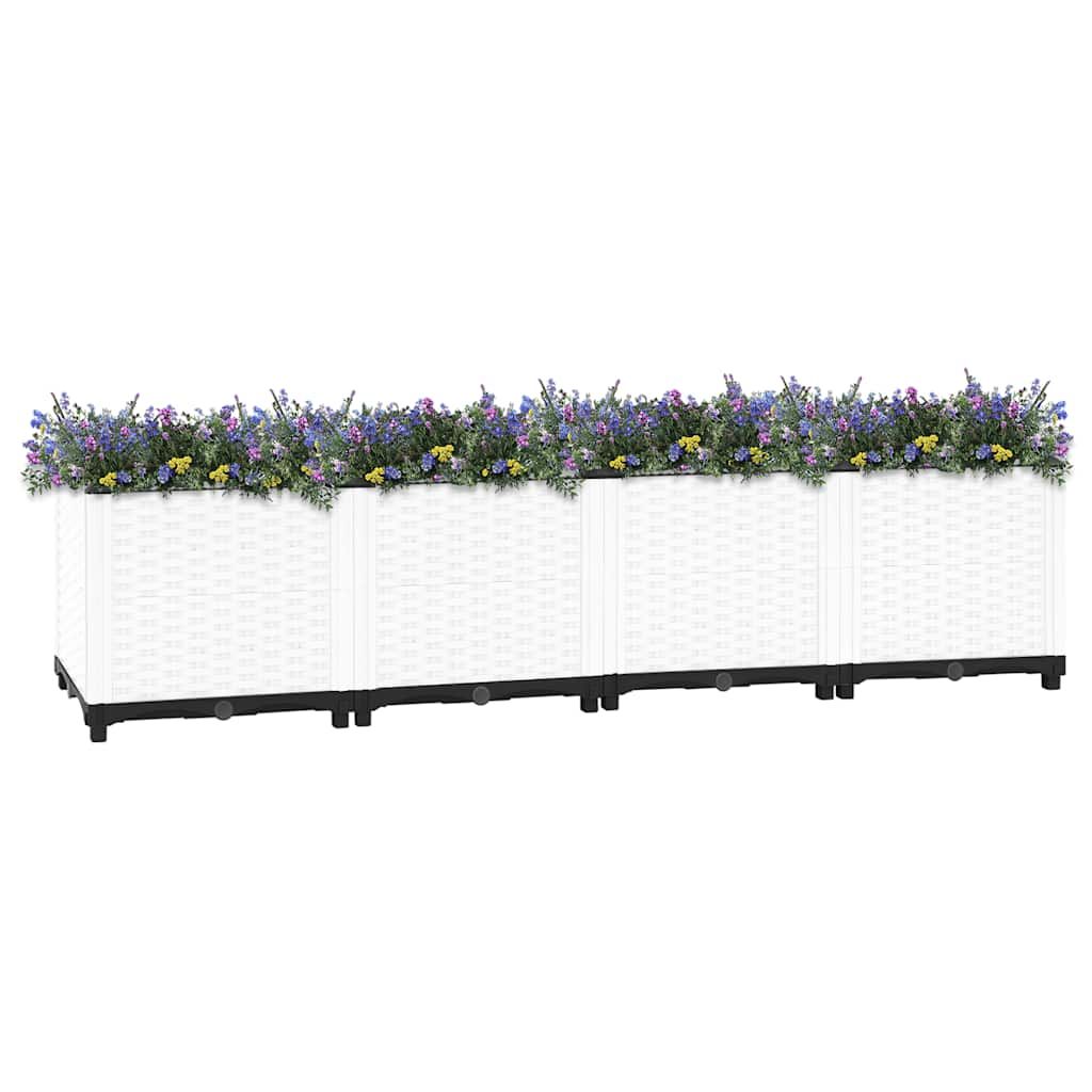 Fioriera Rialzata 160x40x38 cm in Polipropilene vidaXL