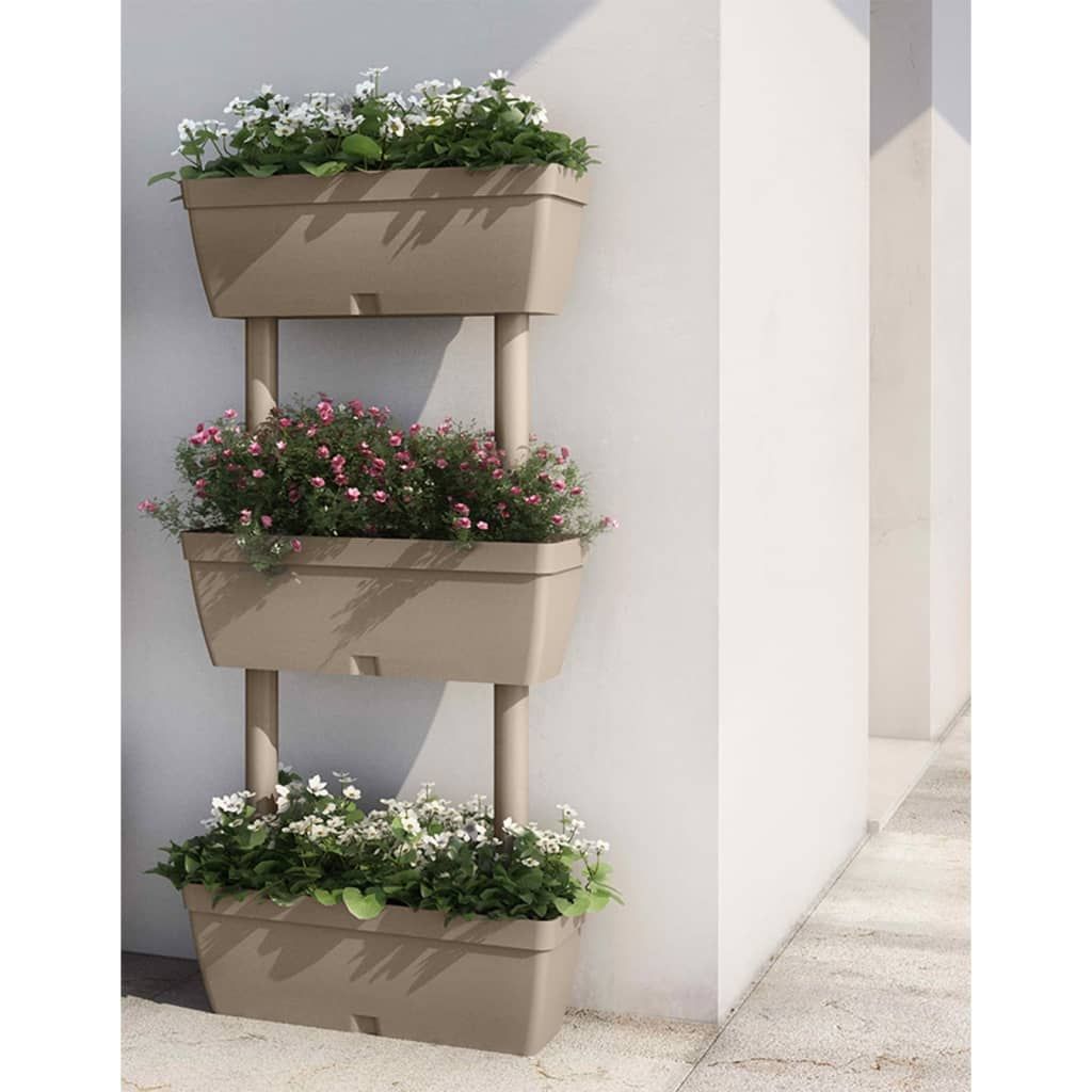 Fioriere da Giardino 6 pz Grigio Talpa vidaXL