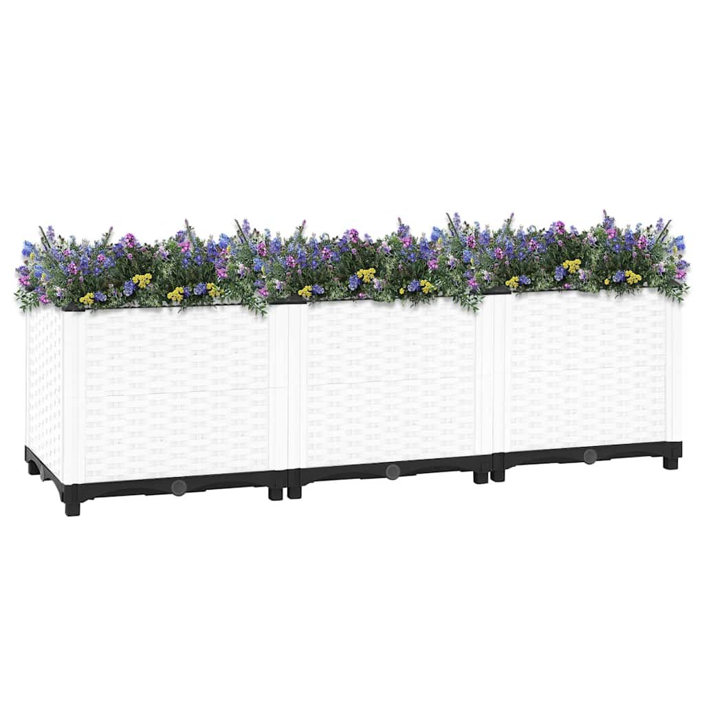 Fioriera Rialzata 120x40x38 cm in Polipropilene vidaXL