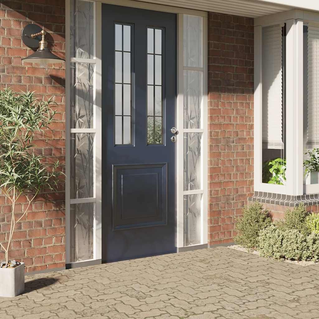 Pellicola per Finestra Smerigliata Motivo Bambù 60x500 cm PVC vidaXL