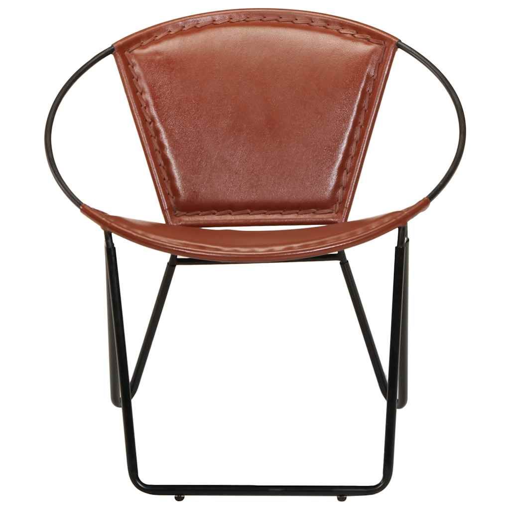 Sedia Marrone in Vera Pelle vidaXL