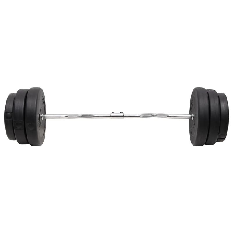 Bilanciere Curvo con Dischi 90 kg vidaXL