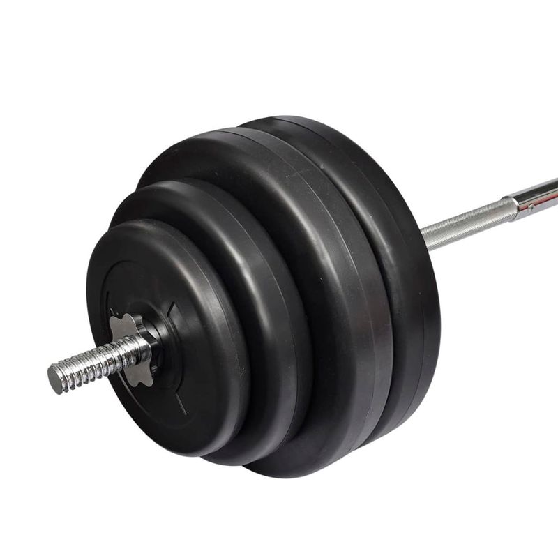 Bilanciere con Dischi Set 60 kg vidaXL