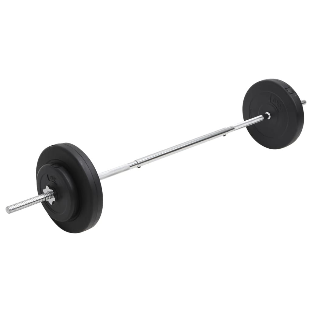 Set Bilanciere con Dischi 30 kg vidaXL
