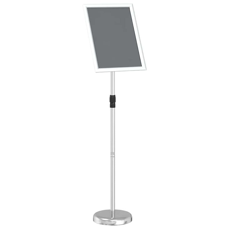 Espositori per Fiere Argento 30 x 25 x 128 cm Alluminio vidaXL