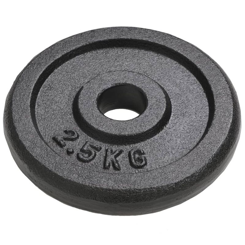Dischi per Pesi 8 pz 8x2,5 kg in Ghisa vidaXL