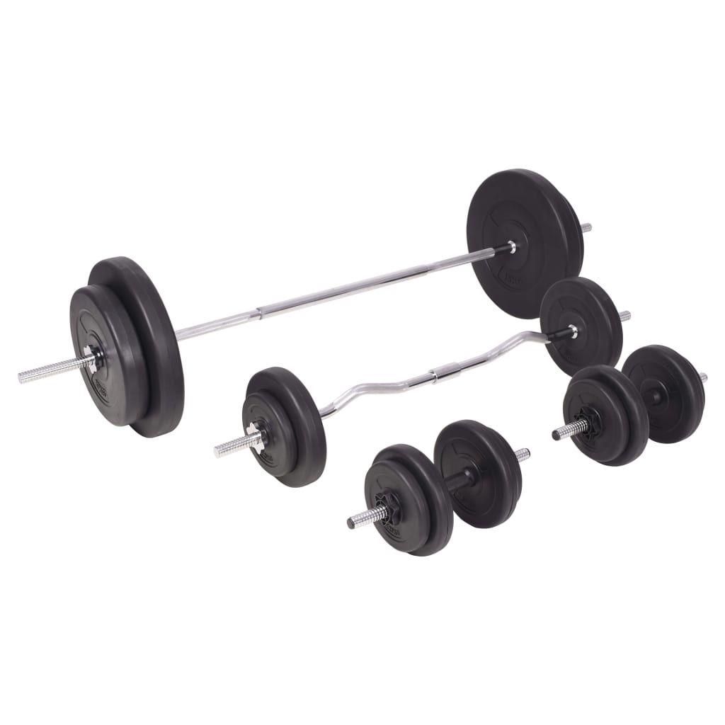 Set Bilanciere e Manubri da 90 kg vidaXL