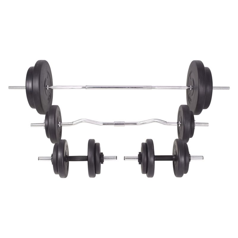 Set Bilanciere e Manubri da 90 kg vidaXL